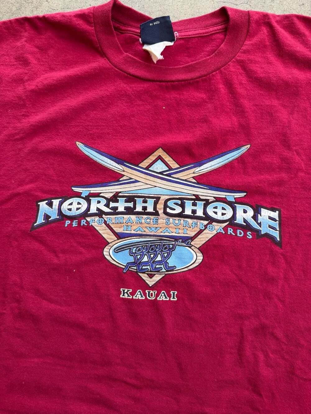 Vintage 90s Old Union Brand North Shore Performance Surfboards Hawaii
